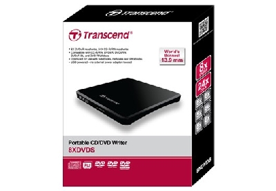 Transcend Ultra Slim Ulkoinen DVD-asema (USB ) - Bat Power Oy
