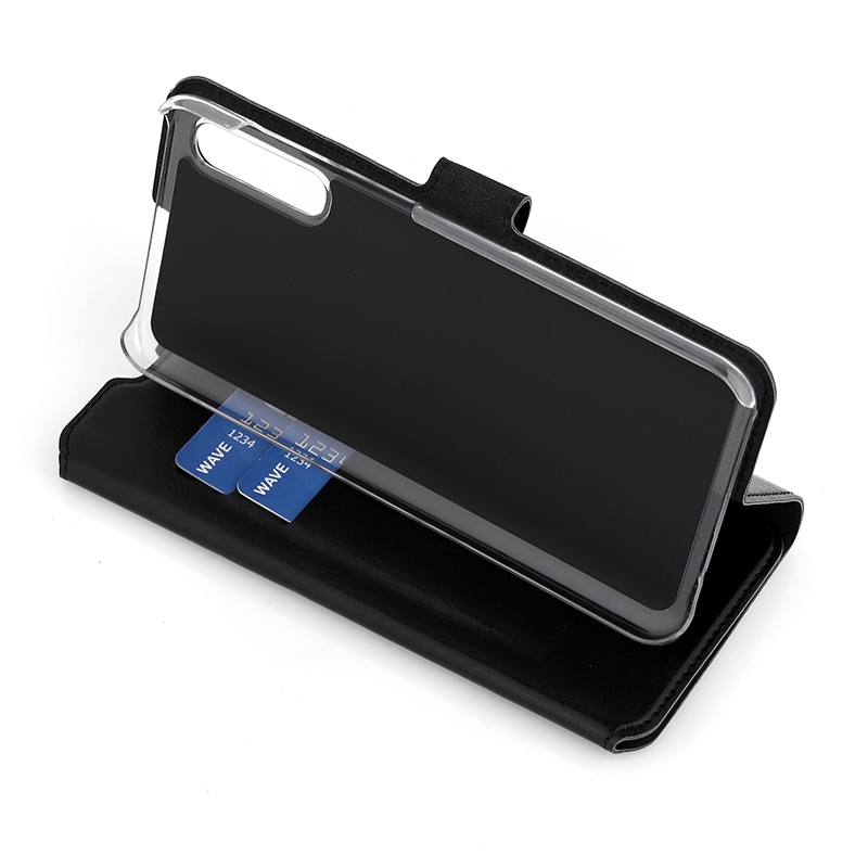 Wave Multipocket Book Case, Samsung Galaxy A50, Musta - Bat Power Oy